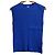 Autre Marque Ärmelloses IENA Rippstrick-Top Blau