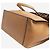 Fendi Tan Flip Leder Tote Bag Braun - Ansicht 5