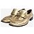 The row Loafer aus goldfarbenem Metallic-Leder - Größe EU 38 Golden - Ansicht 2