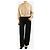 Brunello Cucinelli Pantalones anchos de algodón negro - talla S - vista 2