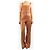 Alice + Olivia Mono de piel sintética marrón - talla UK 12 Castaño - vista 3
