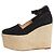 Christian Louboutin Espadrilles à semelles compensées Dehia platform - taille EU 39 Noir