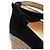 Christian Louboutin Espadrilles à semelles compensées Dehia platform - taille EU 39 Noir - vue 4