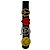 Cinto Moschino em couro envernizado com pingentes