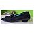 Mocassini Salvatore Ferragamo in camoscio nero Gancini - vista 5
