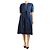 Autre Marque Midikleid aus blauem Denim - Größe UK 12