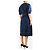 Autre Marque Midikleid aus blauem Denim - Größe UK 12 - Ansicht 2