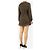 Saint Laurent Minivestido con estampado de leopardo marrón - talla UK 10 Castaño - vista 2