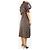 Autre Marque Midi-Kleid mit Kirschprint - Größe M Schwarz - Ansicht 2