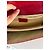 Autre Marque Clutch Hexagona in pelle rossa Rosso - vista 5