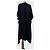 Aigner Schwarze Leinen-Kimono-Jacke Cape - Ansicht 3