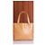Chanel gesteppte Leder-Tote-Bag Beige - Ansicht 2