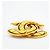 Timeless Spilla Matelassé placcata oro Chanel D'oro - vista 3