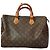 Speedy 35 Monogram Louis Vuitton Tasche Braun Monogramm