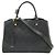 Borsa Louis Vuitton Monogram Empreinte Montaigne MM Nero