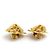 Pendientes de clip dorados Chanel - vista 8