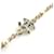 Collana Bambi Chanel Nero D'oro Verde Bianco sporco - vista 7
