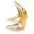 Timeless Orecchini a clip dorati Chanel D'oro  - vista 2