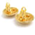 Timeless Orecchini a clip dorati Chanel D'oro  - vista 4
