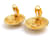 Timeless Orecchini a clip dorati Chanel D'oro  - vista 5