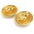 Timeless Orecchini a clip dorati Chanel D'oro  - vista 6