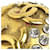 Orecchini a clip Chanel Oro e Argento D'oro  - vista 8