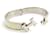 Hermès Hermes HERMES Armreif Clic Clack H Silber Aus weiß  - Ansicht 5