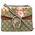 Borsa a tracolla con catena Gucci Dionysus GG Blooms Rosa Multicolore Beige