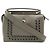 Fendi Handtasche aus grauem Leder Braun