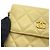 Borsa a tracolla Chanel Mini Matelassé Chain Giallo - vista 8