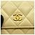 Borsa a tracolla Chanel Mini Matelassé Chain Giallo - vista 9