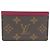 Tarjetero Monogram marrón y fucsia Louis Vuitton Castaño Monograma - vista 2