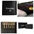 Chanel Coco Mark Black Leather Key Case - view 3