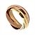 Anello Cartier Trinity in oro giallo rosa e bianco D'oro