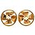 Orecchini Chanel Gold CC placcati oro con perle finte rotonde e fiocco a clip D'oro - vista 2