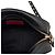 Borsa a tracolla Valentino Black Calfskin Rockstud VLTN Oval Nero - vista 4