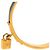 Bracciale rigido Hermès Blue Gold Plated Courchevel Kelly Cadena Lock - vista 5