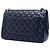 Chanel Blue Jumbo Classic Caviar Double Flap Blu navy - vista 2