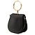 Borsa a tracolla Nile in pelle nera media Chloé Nero - vista 2