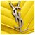Borsa Classic Chain in pelle di vitello Baby Chevron Monogram giallo Saint Laurent - vista 10