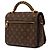Pochette Metis Louis Vuitton Marrone Monogramma Intrecciato - vista 2