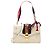 Borsa Gucci White Small Calfkin Bee Star Sylvie Bianco Crudo