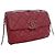 Chanel Red CC Quilted Calfskin Double Stitch Hamptons Flap Rosso - vista 2