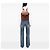 Zaino LOEWE Goya in pelle marrone Large - vista 7