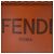 Fendi Borsa Tote Mini in Pelle Marrone Sunshine - vista 5