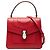 Bulgari Borsa a mano Serpenti Forever in pelle di vitello rossa piccola Bvlgari Rosso