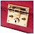 Padlock Gucci Rosso Piccola borsa a tracolla Guccissima con lucchetto - vista 5