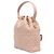 Borsa a secchiello Macrocannage Caro in agnello marrone Small di Dior Carne - vista 2