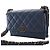 Chanel Blue Medium Quilted Calfskin 19 Flap Blu scuro - vista 3