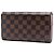 Louis Vuitton Portafoglio con Catena Croisette Damier Ebene marrone - vista 2